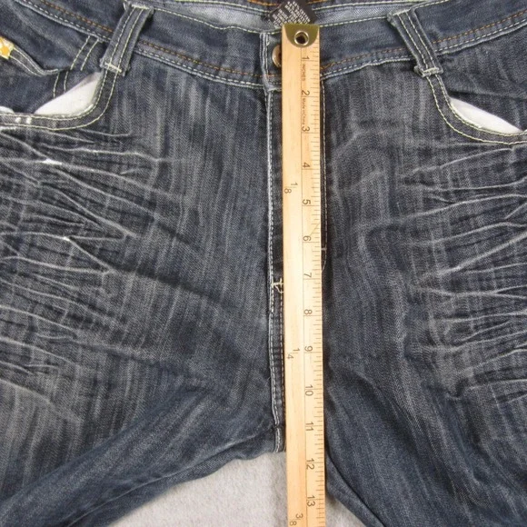 VINTAGE Southpole Jeans Mens 36 Blue Baggy Skater Hip Hop‎ Yellow Tab Y2K 90s